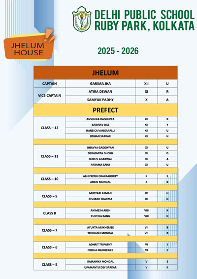 House Prefect 2025-26