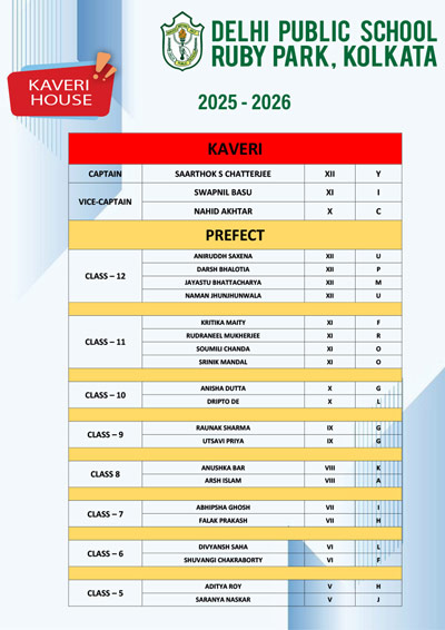 House Prefect 2025-26